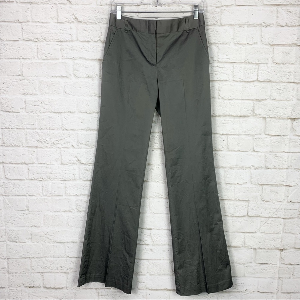 BCBGMaxAzria Wide Leg Flare Career Trouser Pants 0